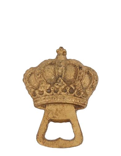 Crown Bottle Opener - Gold 34296 by Victorian Trading Co