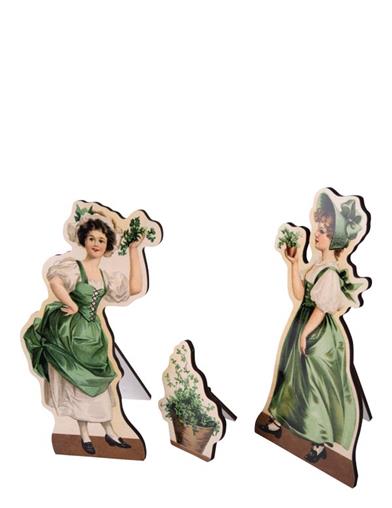 Irish Lassies & Clover Planter Dummy Boards 34347