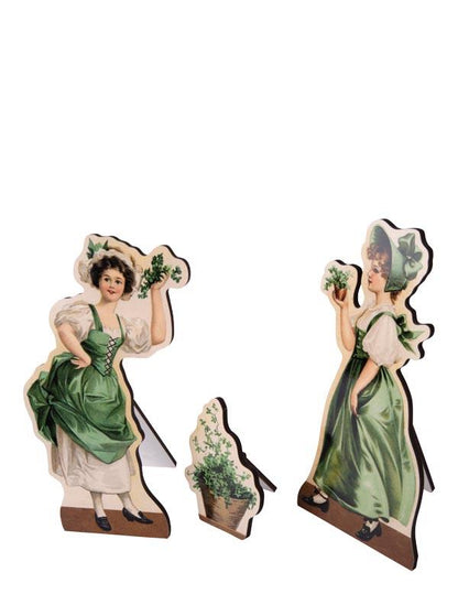 Irish Lassies & Clover Planter Dummy Boards 34347
