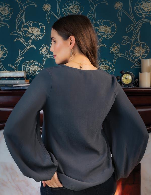 Bishop Sleeve Blouse 34385