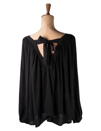 Italian Tie-back Blouse 34386 by Victorian Trading Co