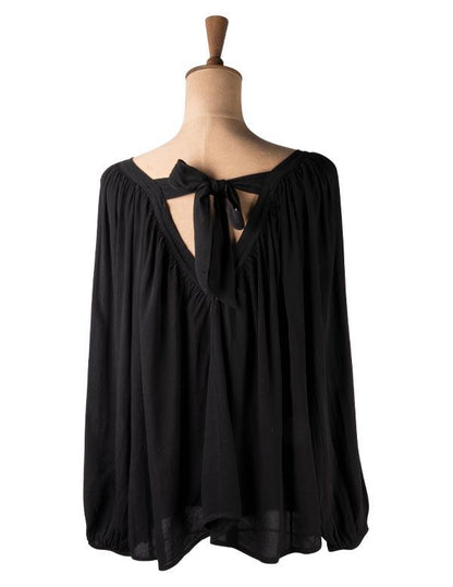 Italian Tie-back Blouse 34386 by Victorian Trading Co