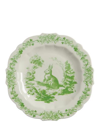 Lucky Rabbit Plates (set Of 4) 34418 by Victorian Trading Co