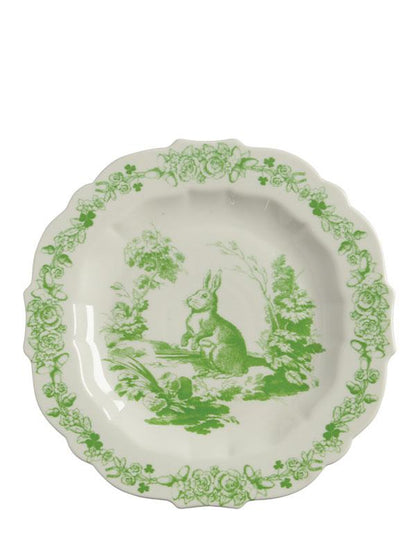 Lucky Rabbit Plates (set Of 4) 34418 by Victorian Trading Co