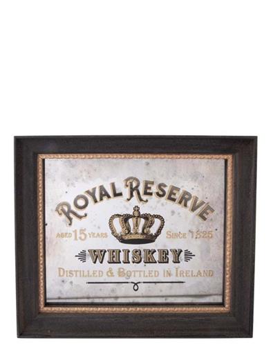 Irish Whiskey Mercury Glass Mirror 34431