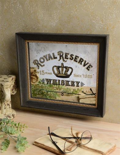 Irish Whiskey Mercury Glass Mirror 34431