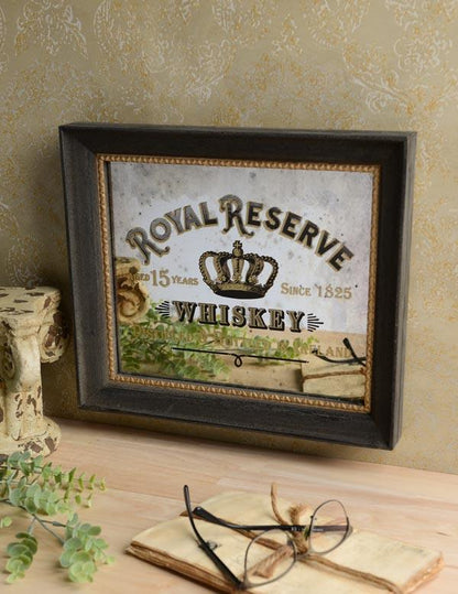 Irish Whiskey Mercury Glass Mirror 34431