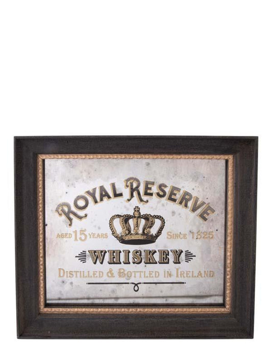 Irish Whiskey Mercury Glass Mirror 34431