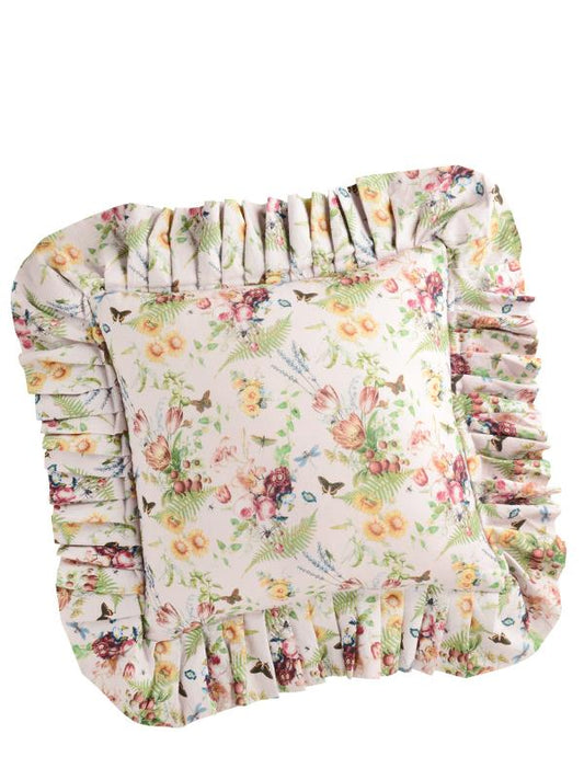 Secret Garden Ruffled Accent Pillow 34439 by Victorian Trading Co
