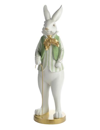 Frederick Furrington Bunny Rabbit Figurine 34466 by Victorian Trading Co