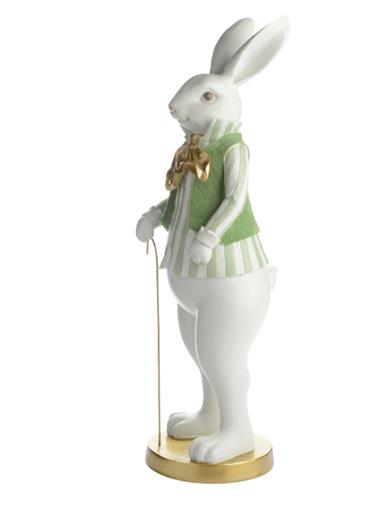 Frederick Furrington Bunny Rabbit Figurine 34466 by Victorian Trading Co