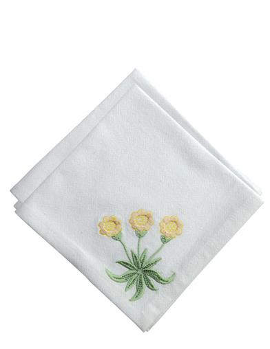 William Morris Embroidered Napkins (set Of 4) 34483 by Victorian Trading Co