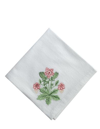 William Morris Embroidered Napkins (set Of 4) 34483 by Victorian Trading Co