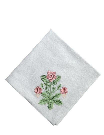 William Morris Embroidered Napkins (set Of 4) 34483 by Victorian Trading Co