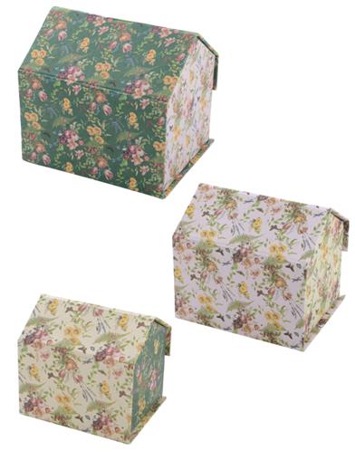 Secret Garden Cottage Nesting Boxes (set of 3) 34490 Victorian Trading Co