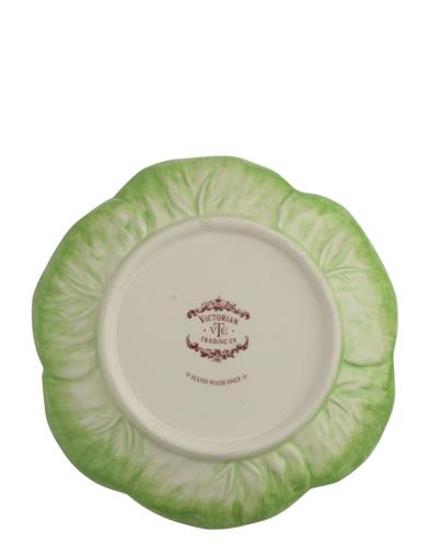Green Cabbageware Plate (set Of 2) 34492 by Victorian Trading Co