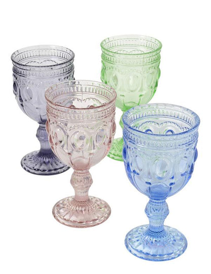 Pastel Goblet Quartet (set Of 4) 34501