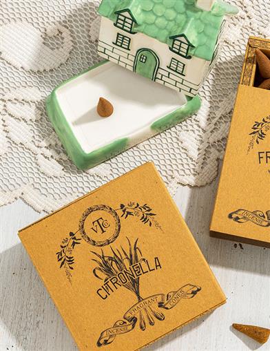 Citronella Cone Incense 34512 by Victorian Trading Co