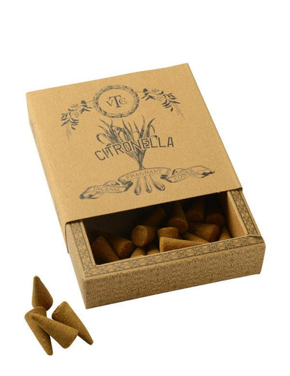 Citronella Cone Incense 34512 by Victorian Trading Co