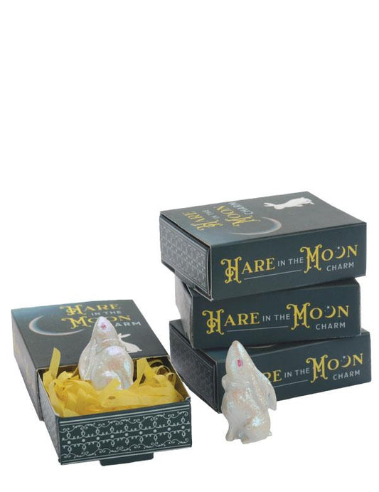 Hare In The Moon Charms (set Of 4) 34513