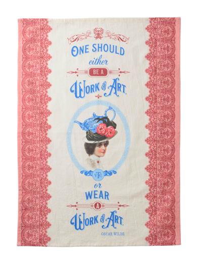 Work Of Art Vintage Flour Sack Tea Towel 34577 by Victorian Trading Co