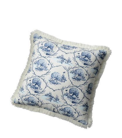 Legend Of The Pussy Willow Toile Indoor Pillow 34603 by Victorian Trading Co