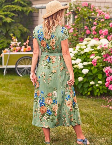 April Cornell Carolina Dress Size Small 34616