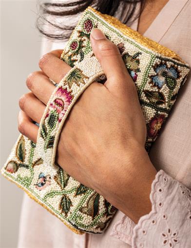 The Secret Garden Beaded Clutch 34635 by Victorian Trading Co