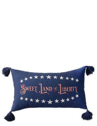 Sweet Land Of Liberty Porch Pillow 34650 by Victorian Trading Co