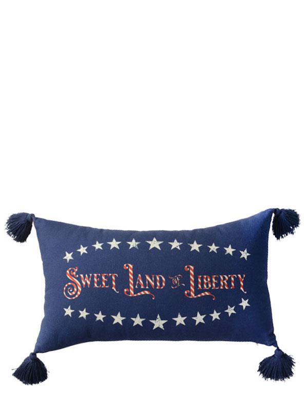 Sweet Land Of Liberty Porch Pillow 34650 by Victorian Trading Co