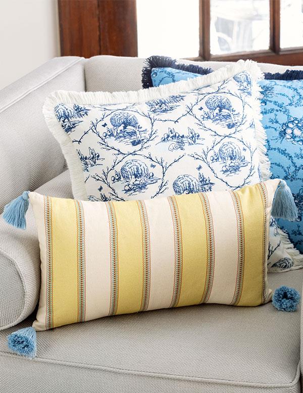 Willow Stripe Pillow 34652