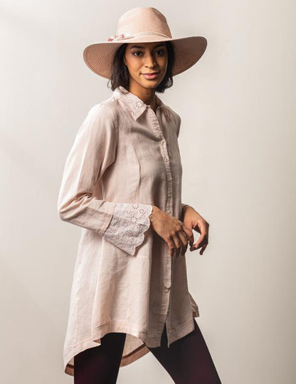April Cornell Eyelet Lace Tunic 34664 Small  by Victorian Trading Co