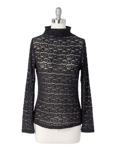 April Cornell Amelie Lace Mock Turtleneck 34666 by Victorian Trading Co