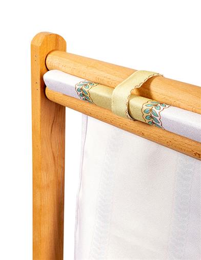 Willow Stripe Fringed Deck Chair 34676