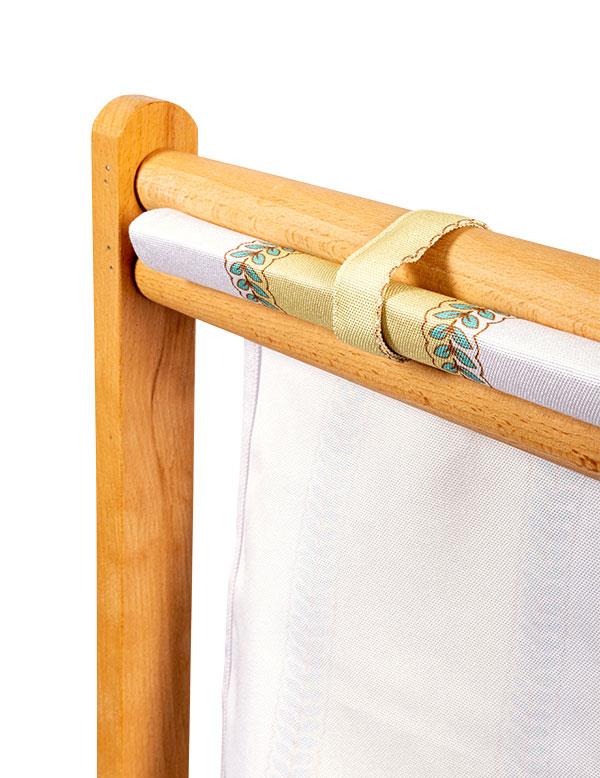 Willow Stripe Fringed Deck Chair 34676