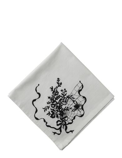 Beau Bouquet Embroidered Napkins (set Of 4) 34679 by Victorian Trading Co