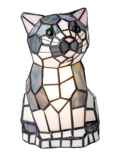 Tabby Cat Tiffany Lamp 34693