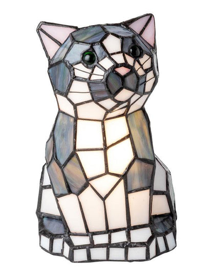 Tabby Cat Tiffany Lamp 34693
