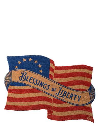 Blessings Of Liberty Coir Mat 34718 by Victorian Trading Co