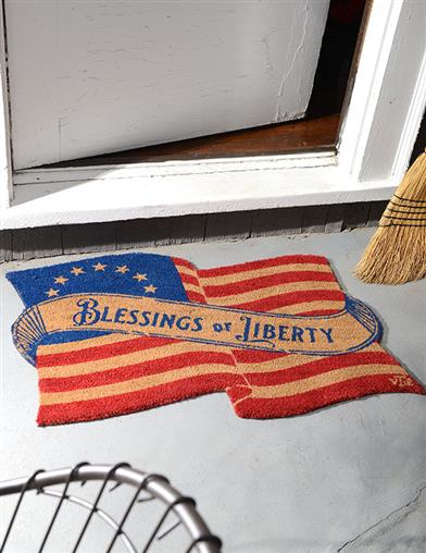 Blessings Of Liberty Coir Mat 34718 by Victorian Trading Co
