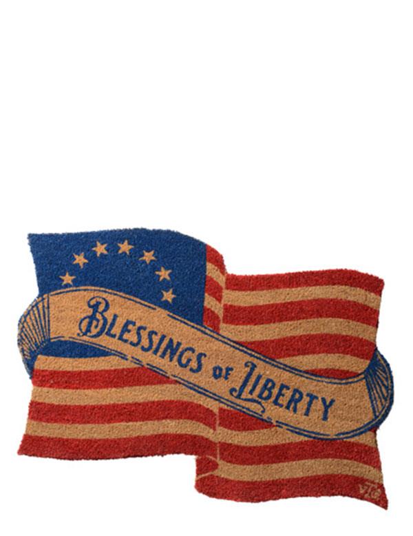 Blessings Of Liberty Coir Mat 34718 by Victorian Trading Co
