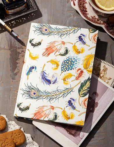 Wisteria Scented Italian Feathers Notebook 34800 by Victorian Trading Co