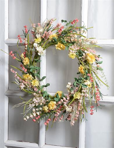 Wildflower Field Wreath 34804