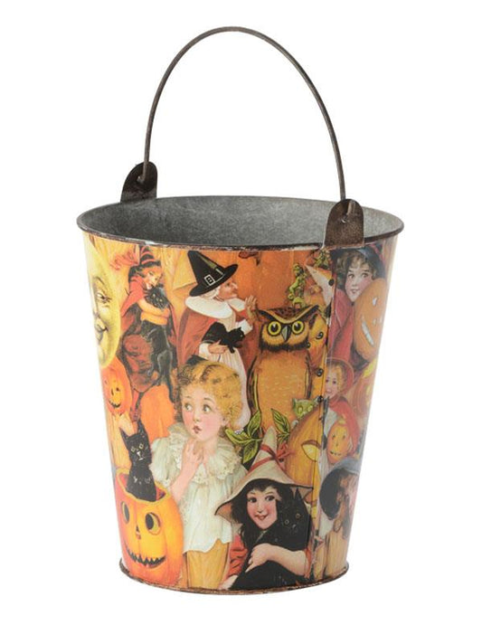 Vintage Halloween Greetings Treat Pail 34880 by Victorian Trading Co