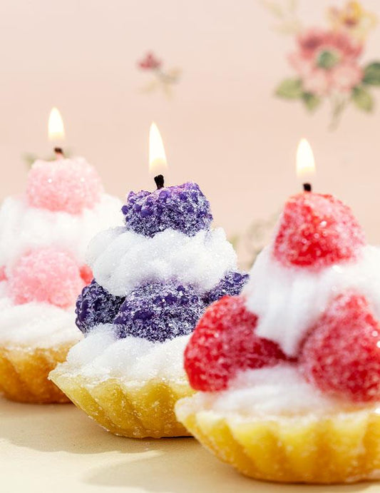 Pink Fruit Tartlet Candle 34885