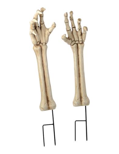 Skeleton Hands From The Grave Lawn Ornament 34895 by Victorian Trading Co