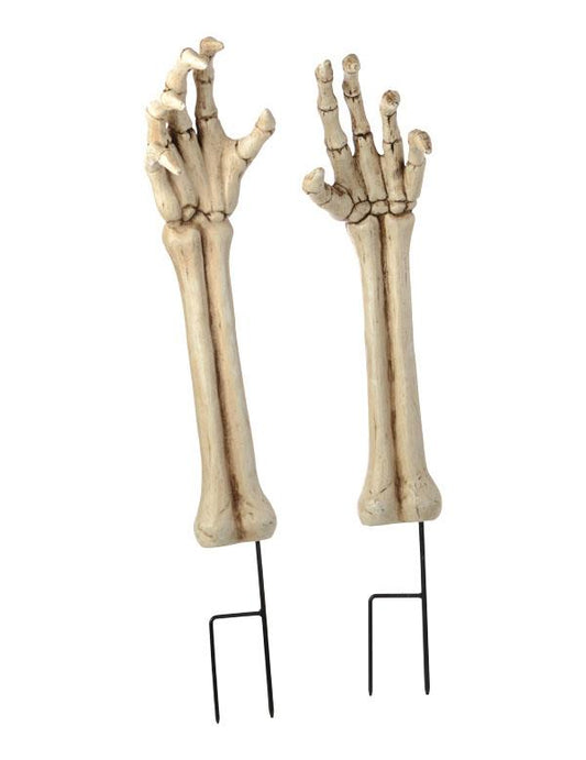 Skeleton Hands From The Grave Lawn Ornament 34895 by Victorian Trading Co