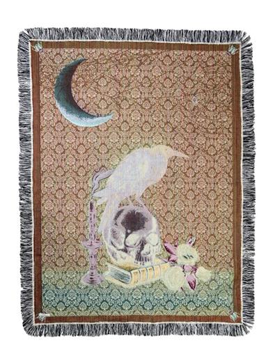 Memento Mori Tapestry Throw 34898 by Victorian Trading Co