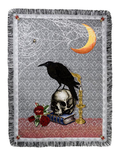 Memento Mori Tapestry Throw 34898 by Victorian Trading Co