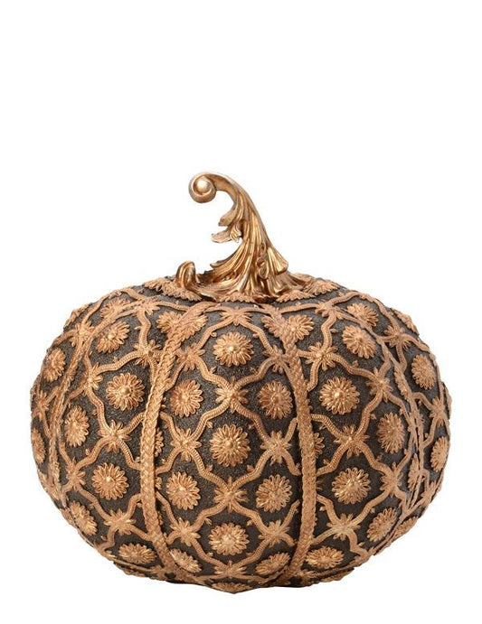 Gilded Sunflower Wallpaper Pumpkin 34901
